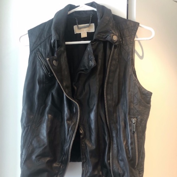 MICHAEL Michael Kors Jackets & Blazers - Michael Kors Leather Vest